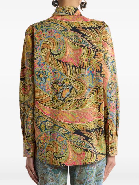 ETRO paisley-motif shirt - Neutrals