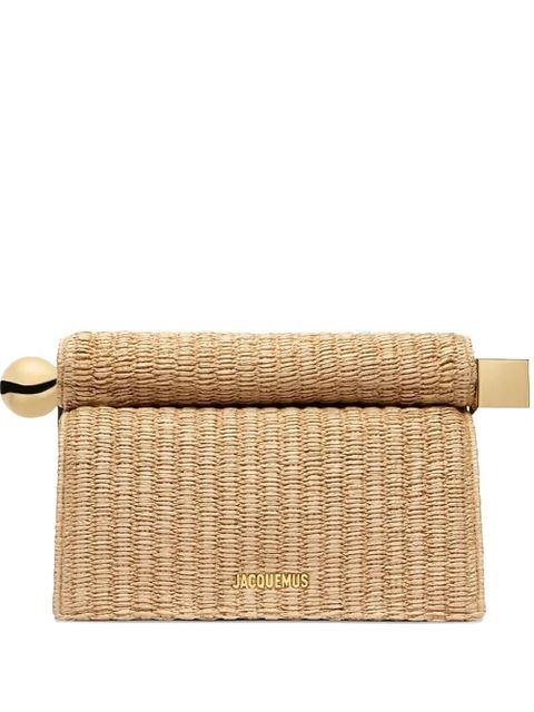 Jacquemus Round Carré clutch - Neutrals - zdjęcie produktu nr 1