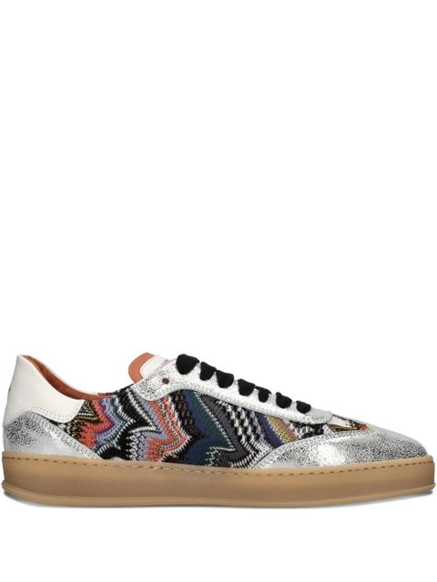 Missoni Raschel flower sneakers - Silver - zdjęcie produktu nr 1