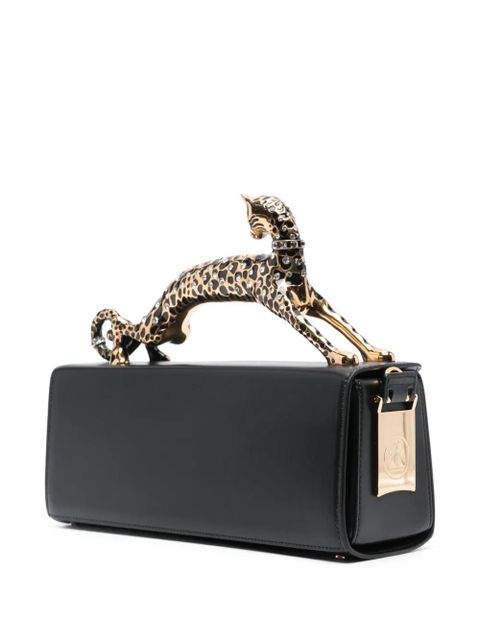 Lanvin medium Pencil Cat leather bag - Black