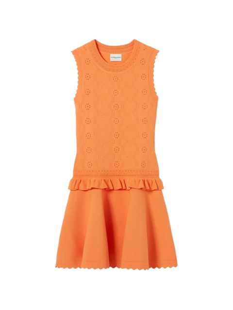 Claudie Pierlot ruffled-hem mini dress - Orange - zdjęcie produktu nr 1