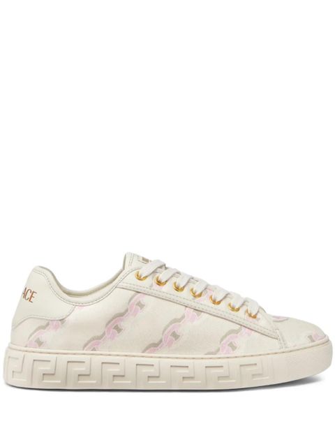 Versace Chain Stripes Greca sneakers - White - zdjęcie produktu nr 1