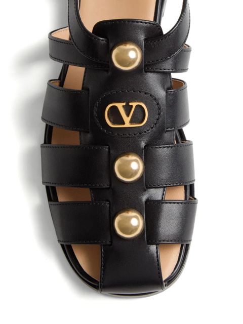 Valentino Garavani 20mm VLogo Signature fisherman sandals - Black