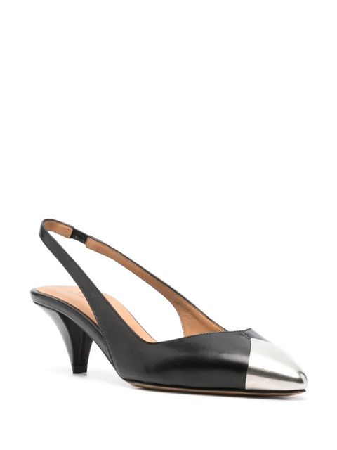 ISABEL MARANT 50mm Elina leather pumps - Black