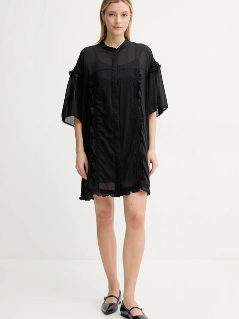 ISABELLE BLANCHE sukienka z domieszką jedwabiu - zdjęcie produktu nr 2