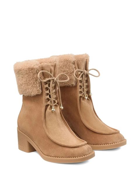 Jimmy Choo 60mm Hali boots - Brown - zdjęcie produktu nr 2