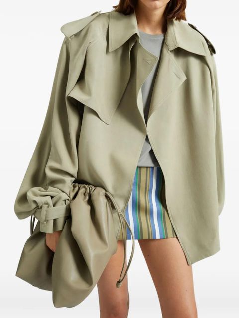 The Frankie Shop belted coat - Green - zdjęcie produktu nr 2