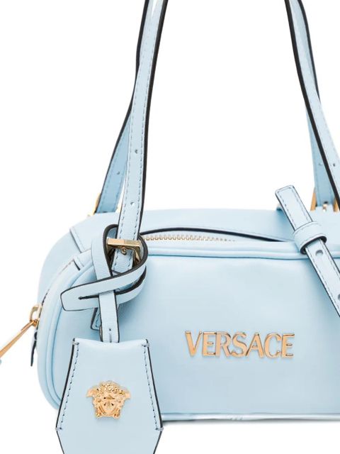 Versace mini tag tote bag - Blue