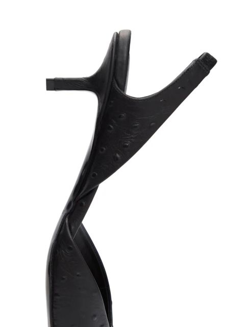 LouLou de Saison Sully square-toe pumps - Black