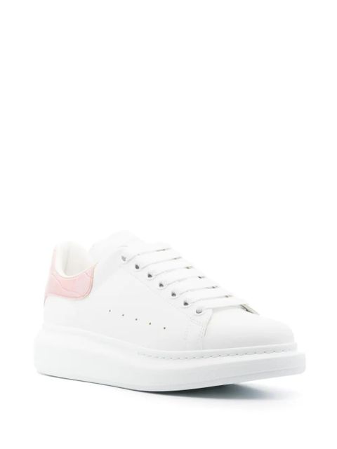 Alexander McQueen Oversized leather sneakers - White