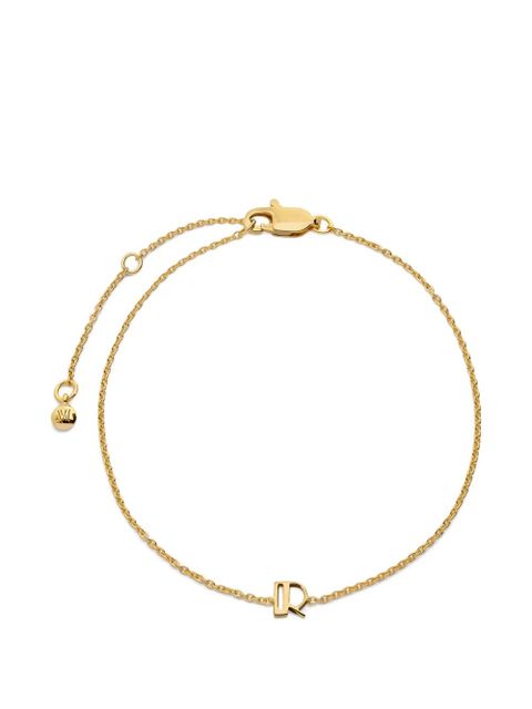 Monica Vinader Initial R chain bracelet - Gold - zdjęcie produktu nr 1