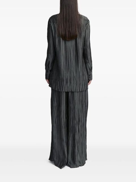 16Arlington Marley pleated shirt - Green - zdjęcie produktu nr 2