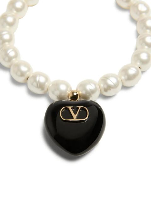 Valentino Garavani Coeur Royal bracelet - Neutrals