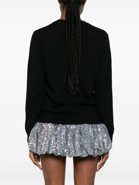 MC2 Saint Barth x Peanuts New Queen intarsia-knit jumper - Black - zdjęcie produktu nr 2