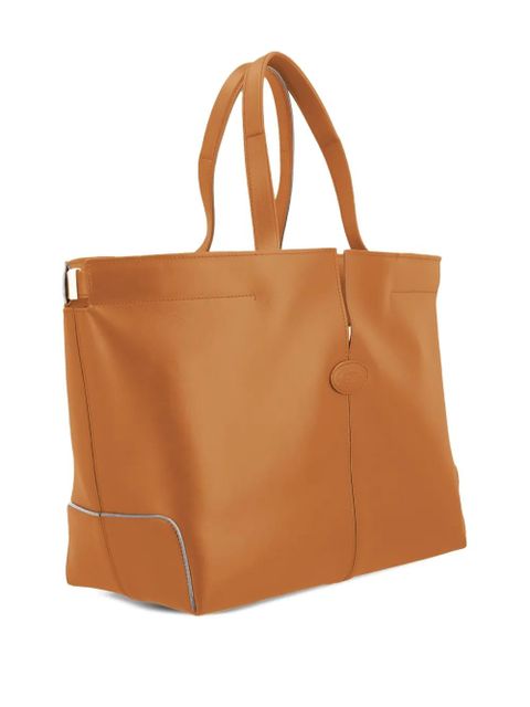 Tod's medium-small Di Bag Folio leather tote bag - Brown