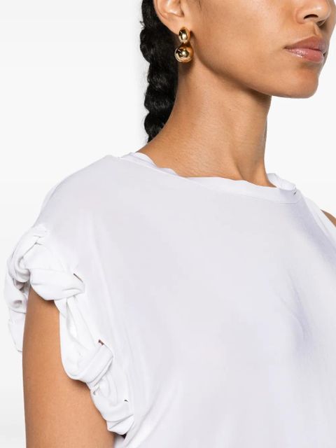 PINKO twist-detail sleeveless blouse - Z04