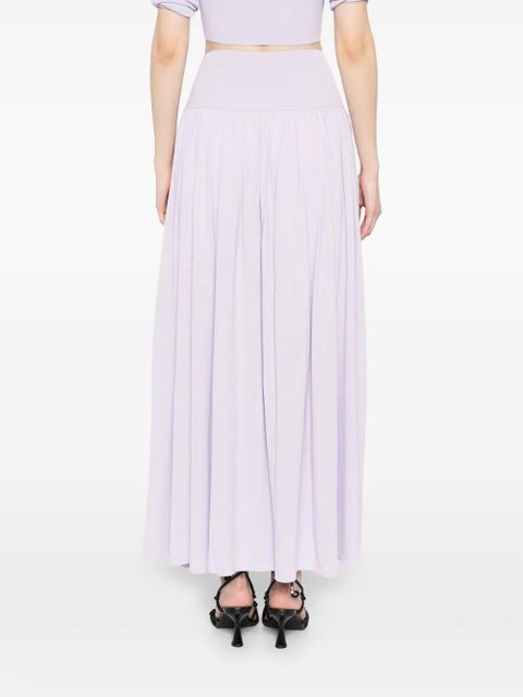ZIMMERMANN illuminate gathered skirt - Purple - zdjęcie produktu nr 2