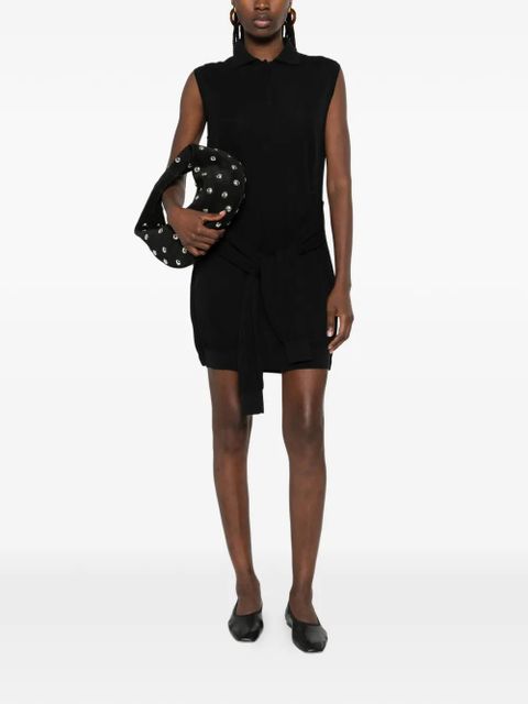 Nanushka Nila button-fatening mini dress - Black - zdjęcie produktu nr 2