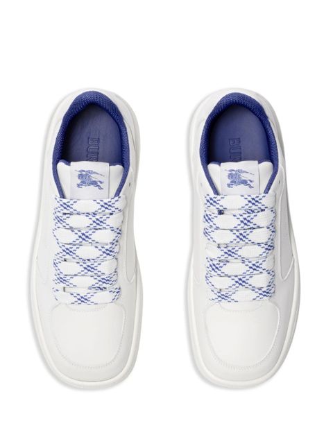 Burberry Box leather sneakers - White