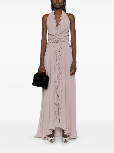 Blumarine georgette dress - Grey - zdjęcie produktu nr 2