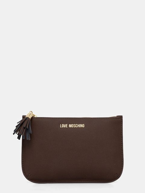 Love Moschino portfel damski kolor brązowy JC5314PP0NKD0313 - zdjęcie produktu nr 1