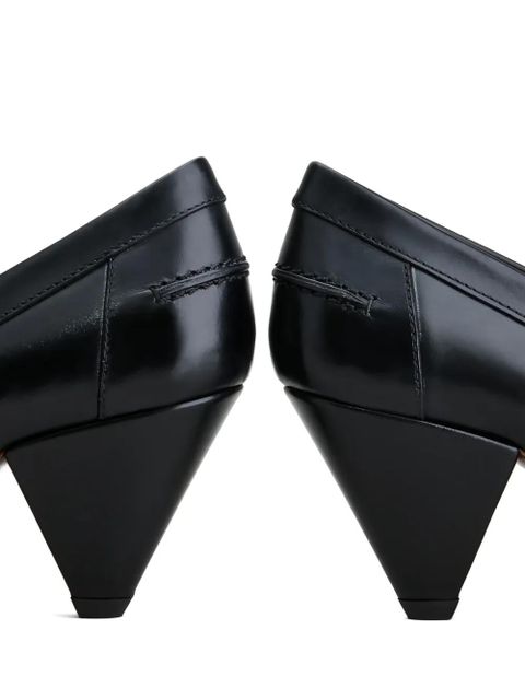 Tod's pointed leather pumps - Black