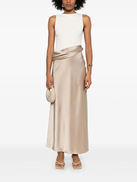 Nanushka draped-detail maxi dress - Neutrals - zdjęcie produktu nr 2