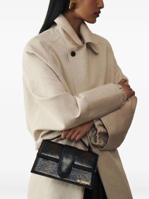 Jacquemus La Casa leather flap tote bag - Black - zdjęcie produktu nr 1