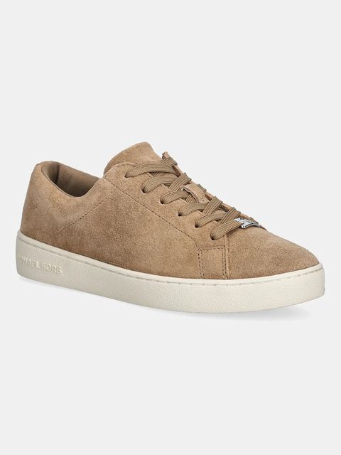 MICHAEL Michael Kors sneakersy zamszowe Keaton Lace Up damskie kolor beżowy 43R6KTFS1S.297 - zdjęcie produktu nr 1