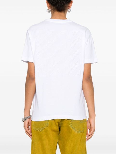 Off-White Diag-stripe cotton T-shirt