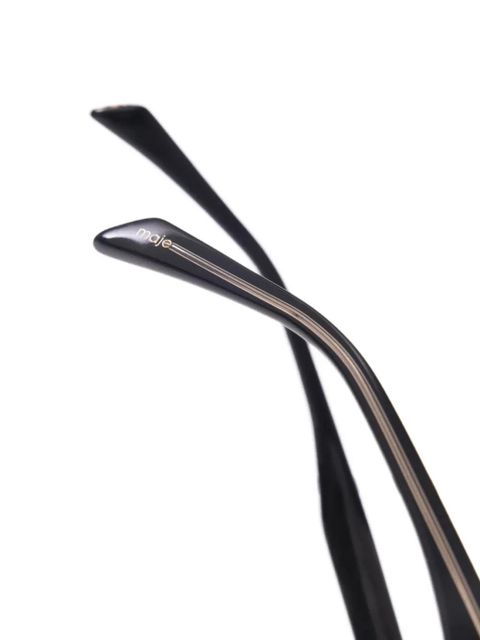 Maje pilot-frame sunglasses - Brown