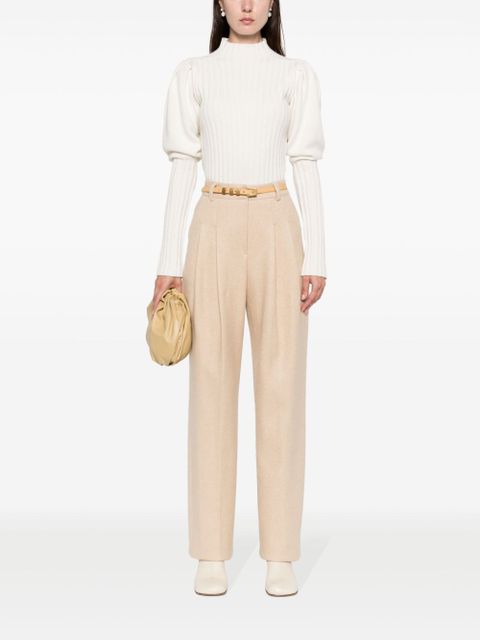 Chloé ribbed-knit cashmere jumper - Neutrals