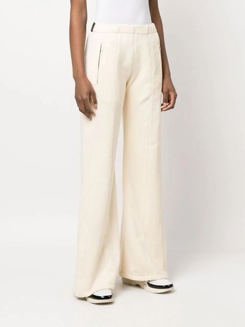 AMIRI flared-leg jersey trousers - Neutrals