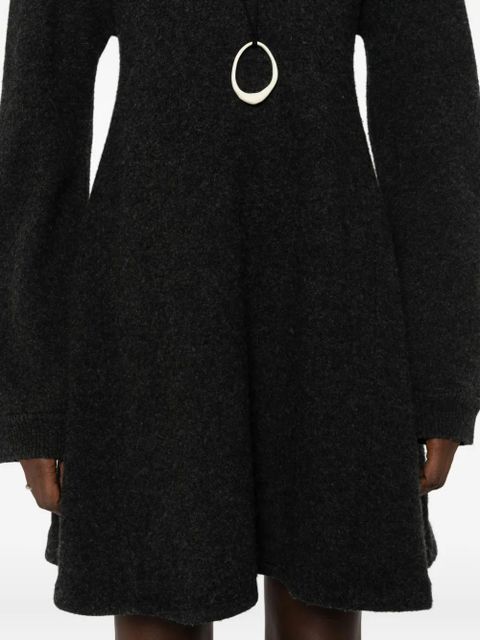 Nanushka a-line knitted mini dress - Grey