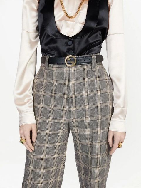 Gucci Blondie leather belt - Black