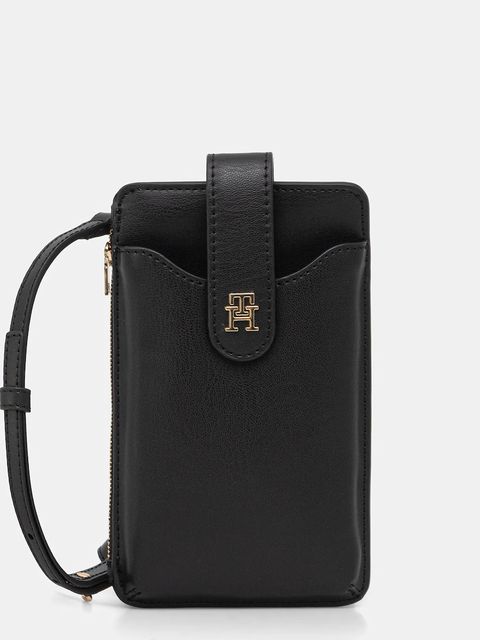 Tommy Hilfiger portfel damski kolor czarny AW0AW18137 - zdjęcie produktu nr 1