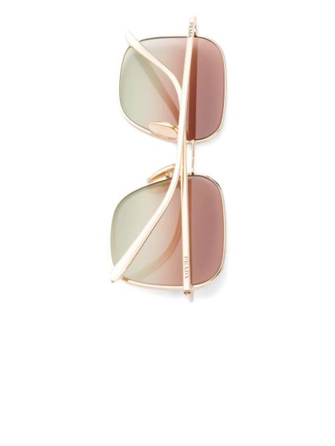 Prada Eyewear square sunglasses - Gold