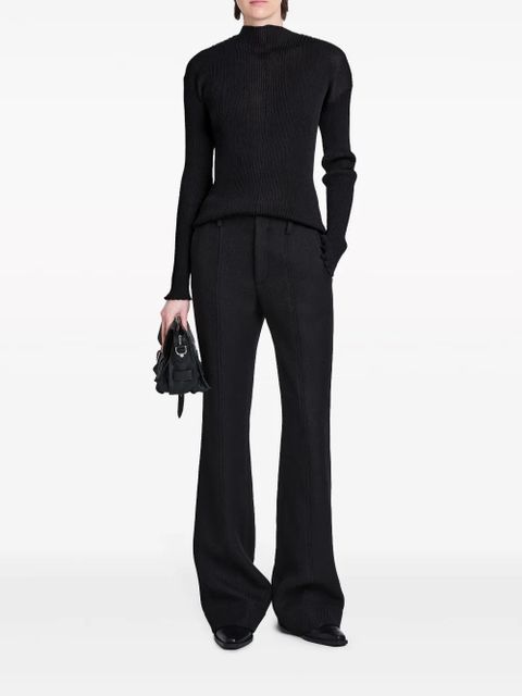 Proenza Schouler Camille ribbed-knit top - Black - zdjęcie produktu nr 2