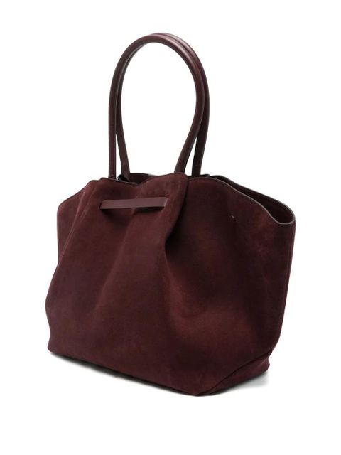 DeMellier midi New York suede tote bag - Red