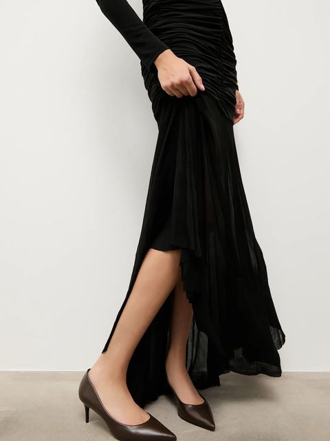 Answear.LAB szpilki skórzane kolor brązowy - zdjęcie produktu nr 1