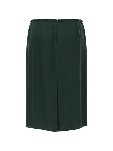 Gucci logo knit silk skirt - Green - zdjęcie produktu nr 2