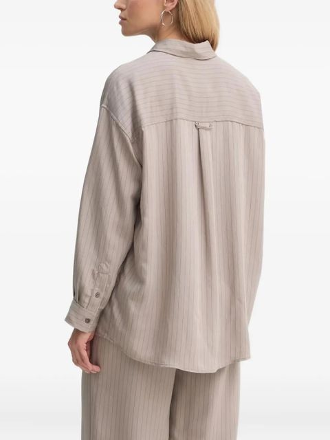 American Vintage pinstripe buttoned shirt - Neutrals - zdjęcie produktu nr 2