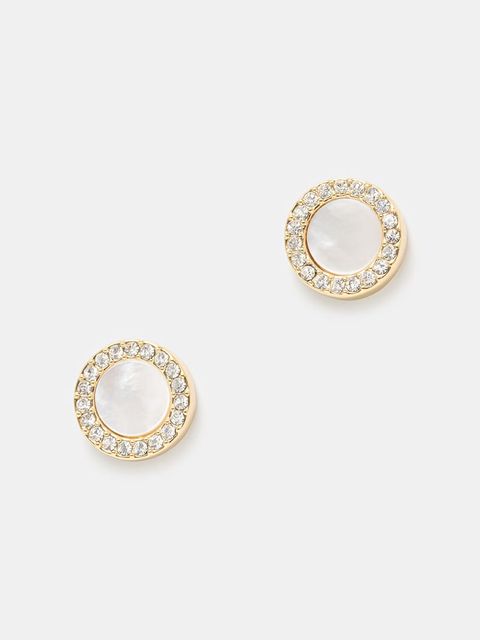 DKNY kolczyki damskie metalowe - zdjęcie produktu nr 2