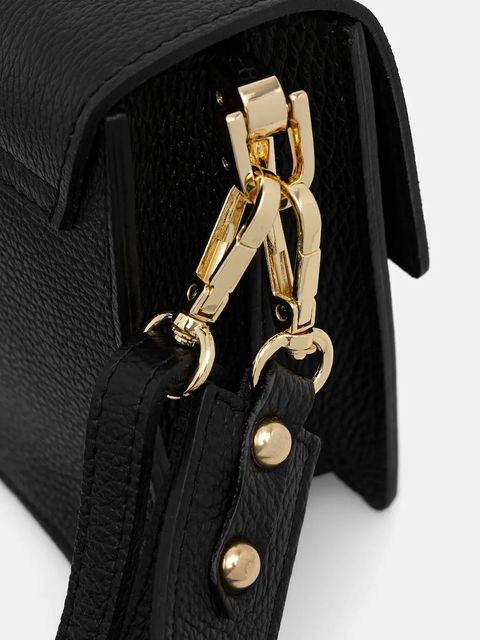 Answear.LAB torebka skórzana kolor czarny