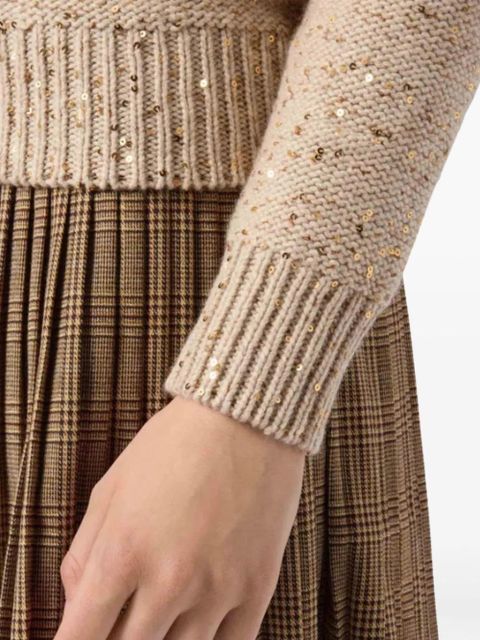 MC2 Saint Barth v-neck sweater - Brown