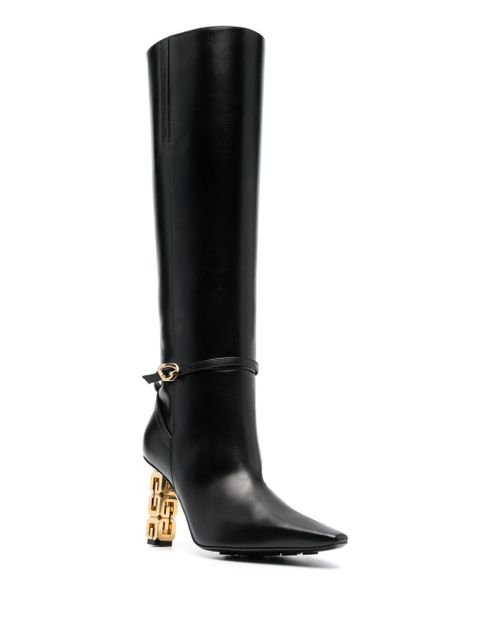 Givenchy 100mm knee-high boots - Black - zdjęcie produktu nr 2