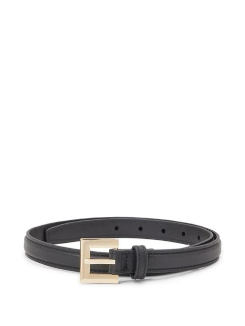 ANINE BING buckle leather belt - Black - zdjęcie produktu nr 1
