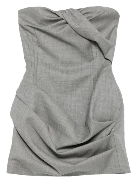 Magda Butrym twisted draped dress - Grey - zdjęcie produktu nr 1
