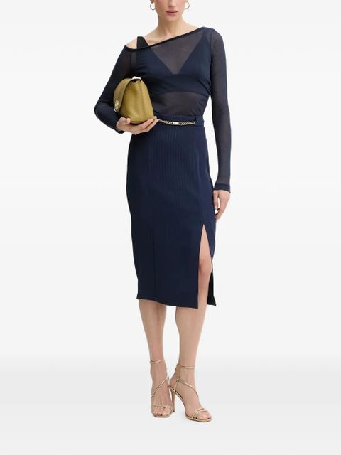 PINKO semi-sheer tank top - Blue - zdjęcie produktu nr 2