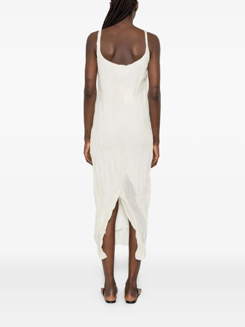 Róhe textured square-neck dress - Neutrals